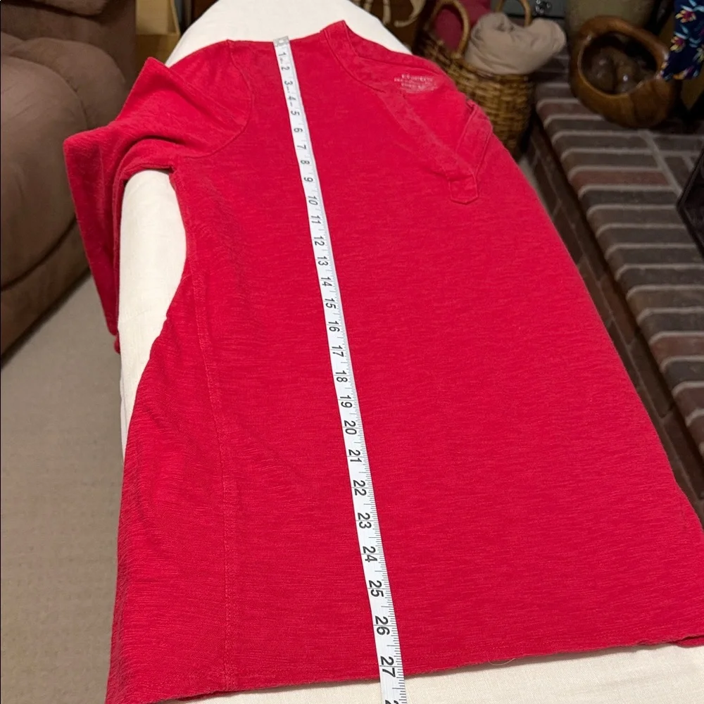 Chico's The Ultimate Red Tee Shirt Women's Tunic, V-Neck, 3/4 Sleeve, Size Large - Picture 9 of 9